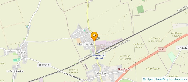 localisation de l'entreprise MADAME MURIEL PERIN à MARCHEZAIS