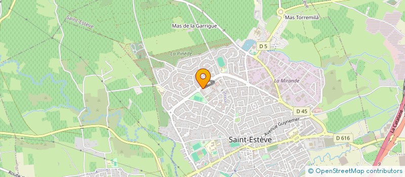 localisation de l'entreprise MADAME MURIEL PETERSCHMITT  SAINT-ESTEVE