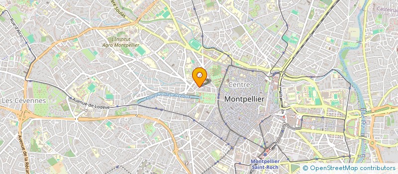 localisation de l'entreprise MADAME MURIEL PETIT à MONTPELLIER