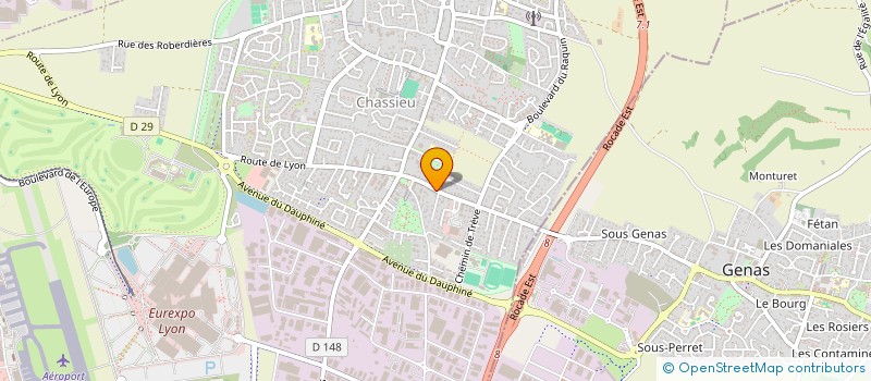 localisation de l'entreprise MADAME MURIEL PEYRACHE  CHASSIEU