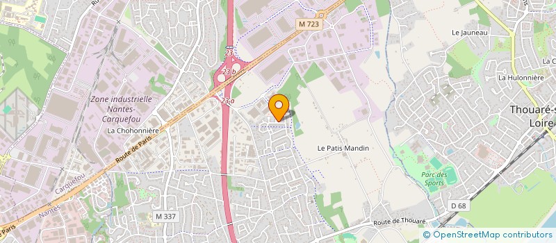 localisation de l'entreprise MADAME MURIEL PHAM VAN CANG  SAINTE-LUCE-SUR-LOIRE