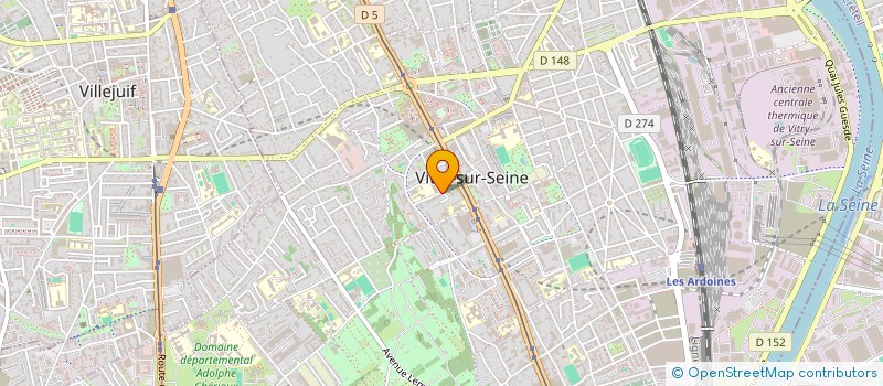 localisation de l'entreprise MADAME MURIEL PIERCOURT  VITRY-SUR-SEINE