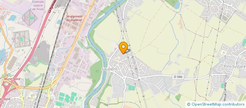 localisation de l'entreprise MADAME MURIEL PINNA  SAUBENS