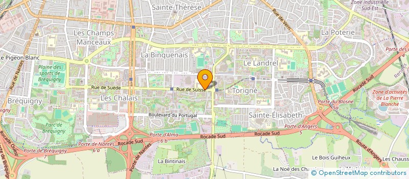 localisation de l'entreprise MADAME MURIEL PIRES DA SILVA  RENNES