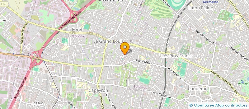 localisation de l'entreprise MADAME MURIEL PLA  MERIGNAC