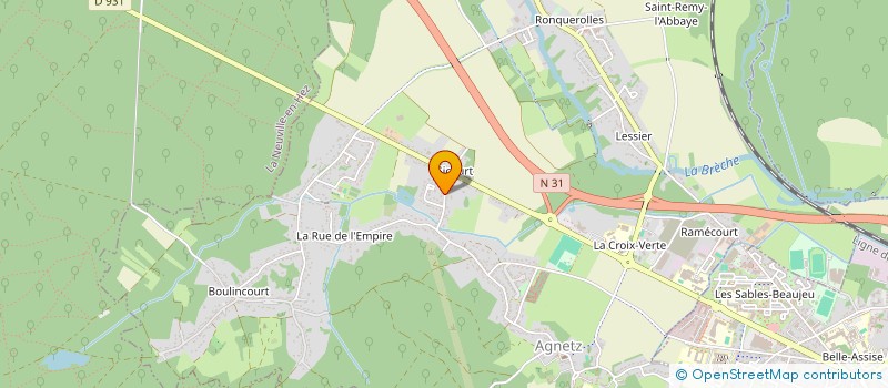 localisation de l'entreprise MADAME MURIEL PLACE  AGNETZ