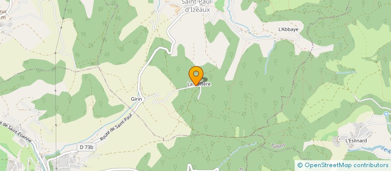 localisation de l'entreprise MADAME MURIEL POINARD  SAINT-PAUL-D'IZEAUX