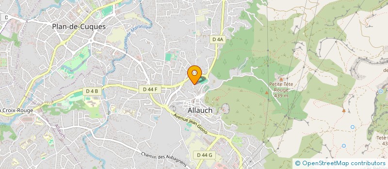 localisation de l'entreprise MADAME MURIEL PONSOT  ALLAUCH