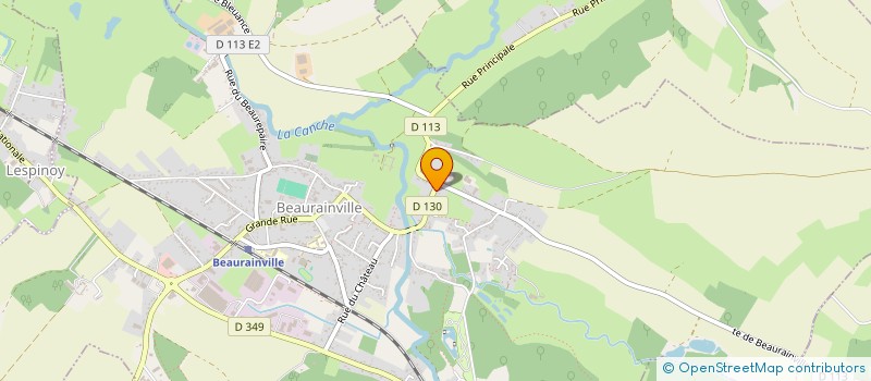 localisation de l'entreprise MADAME MURIEL PONTIEUX  BEAURAINVILLE