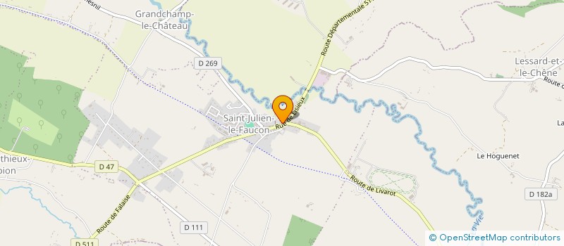 localisation de l'entreprise MADAME MURIEL POTEY  SAINT-PIERRE-EN-AUGE