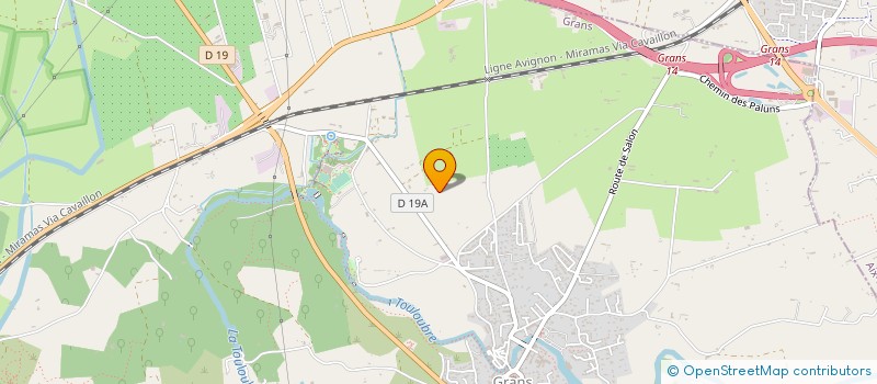 localisation de l'entreprise MADAME MURIEL POUX  GRANS