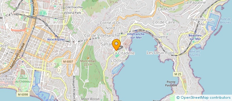 localisation de l'entreprise MADAME MURIEL PRADELOUX  VILLEFRANCHE-SUR-MER