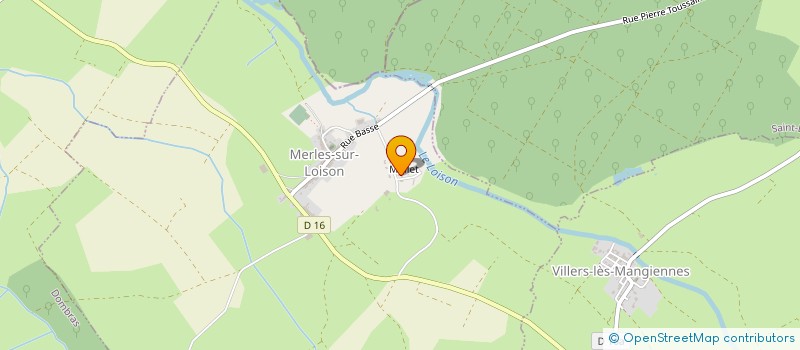 localisation de l'entreprise MADAME MURIEL RATTIER à MERLES-SUR-LOISON