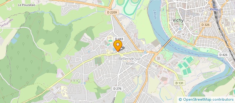 localisation de l'entreprise MADAME MURIEL REBILLARD à BELLERIVE-SUR-ALLIER