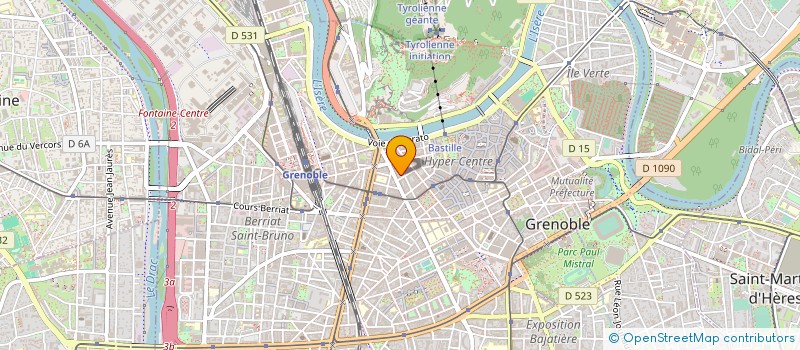 localisation de l'entreprise MADAME MURIEL RECORBET à GRENOBLE