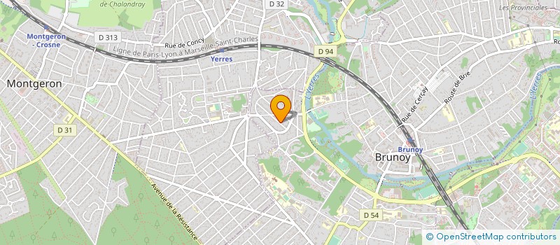 localisation de l'entreprise MADAME MURIEL REITZMAN à BRUNOY