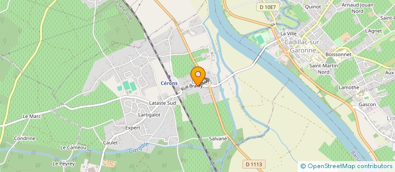 localisation de l'entreprise MADAME MURIEL RENIER  CERONS