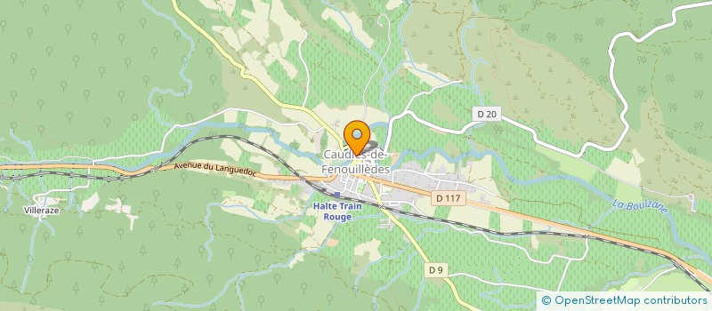 localisation de l'entreprise MADAME MURIEL REY  CAUDIES-DE-FENOUILLEDES