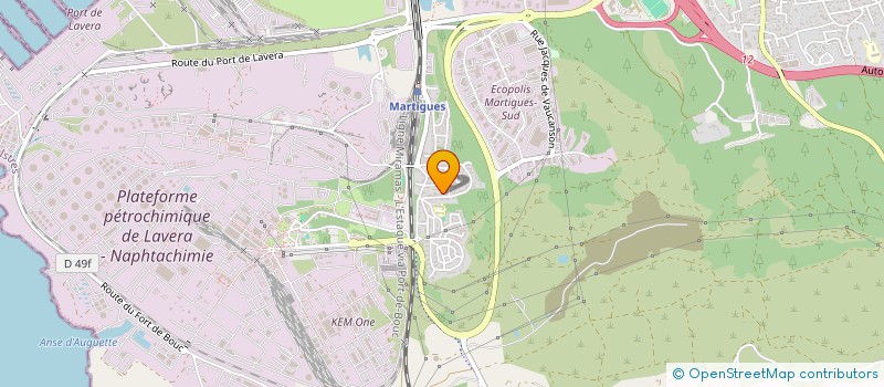 localisation de l'entreprise MADAME MURIEL RICARD  MARTIGUES