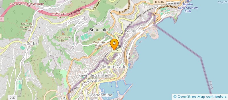 localisation de l'entreprise MADAME MURIEL RISANI  BEAUSOLEIL