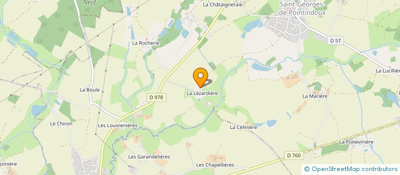 localisation de l'entreprise MADAME MURIEL ROBERT DE LEZARDIERE  SAINT-GEORGES-DE-POINTINDOUX