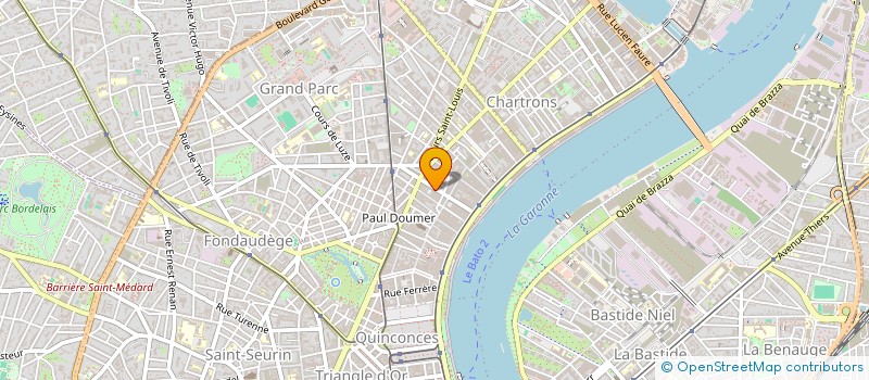 localisation de l'entreprise MADAME MURIEL RODOLOSSE  BORDEAUX