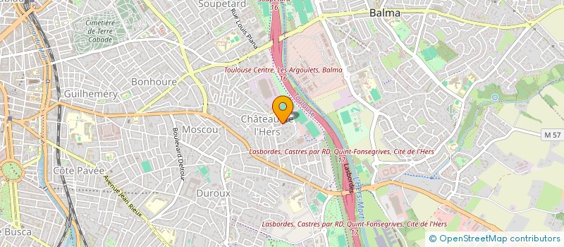 localisation de l'entreprise MADAME MURIEL ROGER à TOULOUSE