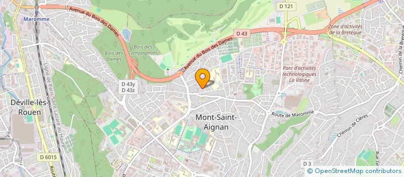 localisation de l'entreprise MADAME MURIEL RONDEAU à MONT-SAINT-AIGNAN