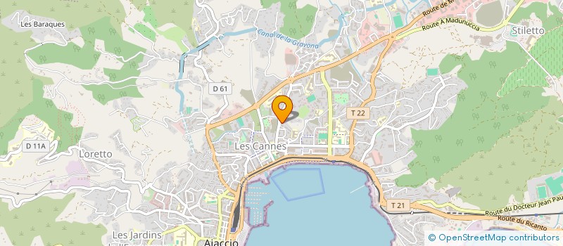 localisation de l'entreprise MADAME MURIEL ROSSI à AJACCIO