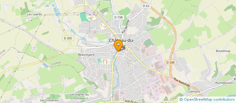 localisation de l'entreprise MADAME MURIEL ROTTIER  MONTVAL-SUR-LOIR