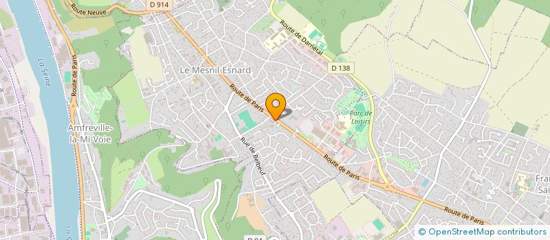 localisation de l'entreprise MADAME MURIEL ROUILLIER  LE MESNIL-ESNARD