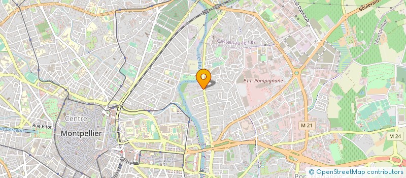 localisation de l'entreprise MADAME MURIEL ROUQUETTE à MONTPELLIER