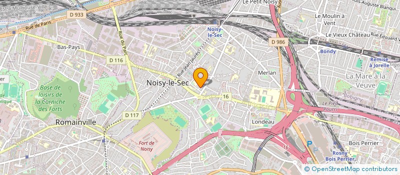 localisation de l'entreprise MADAME MURIEL SABATIER à NOISY-LE-SEC