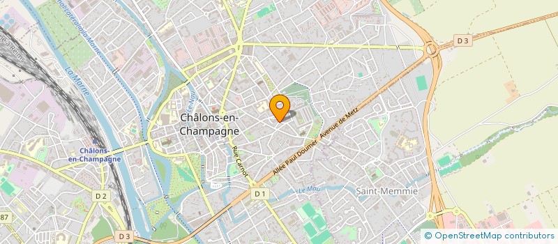 localisation de l'entreprise MADAME MURIEL SAHRAOUI  CHALONS-EN-CHAMPAGNE