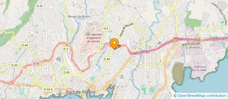 localisation de l'entreprise MADAME MURIEL SALOMON  FORT-DE-FRANCE