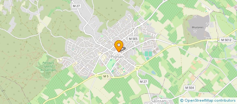 localisation de l'entreprise MADAME MURIEL SALTET à PIGNAN