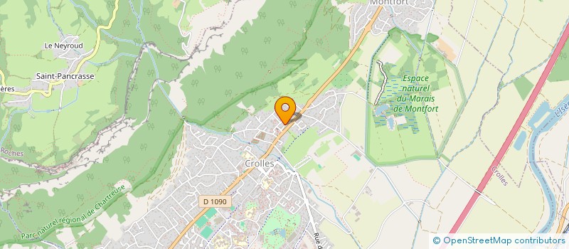 localisation de l'entreprise MADAME MURIEL SATURNIN  CROLLES