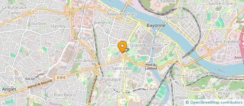 localisation de l'entreprise MADAME MURIEL SAUSSIE à BAYONNE