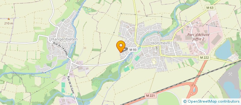 localisation de l'entreprise MADAME MURIEL SCHAFFNER à HOLTZHEIM