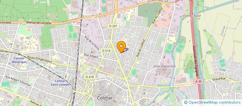 localisation de l'entreprise MADAME MURIEL SCHWOB  COLMAR