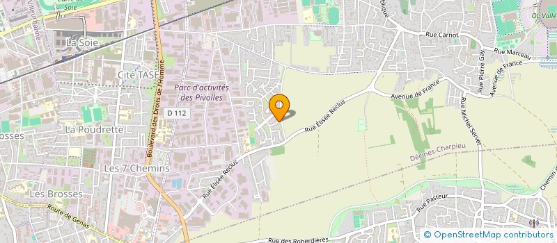 localisation de l'entreprise MADAME MURIEL SEGURA  DECINES-CHARPIEU