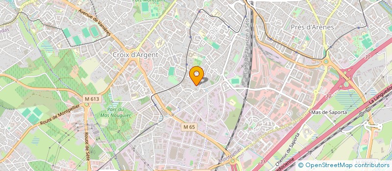 localisation de l'entreprise MADAME MURIEL SERRE à MONTPELLIER