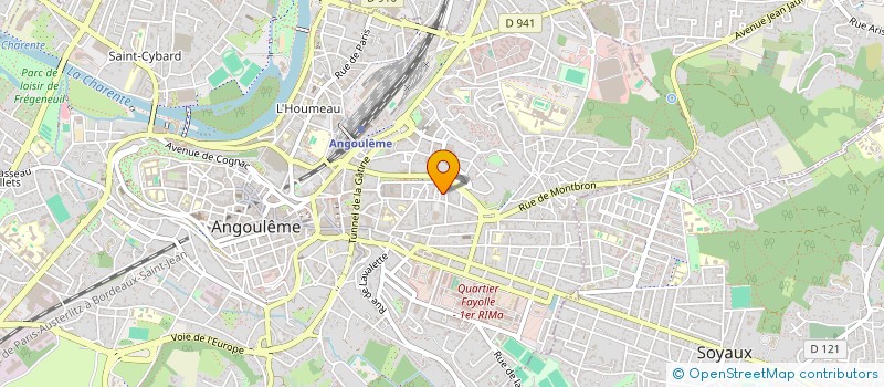 localisation de l'entreprise MADAME MURIEL SEVESTRE à ANGOULEME