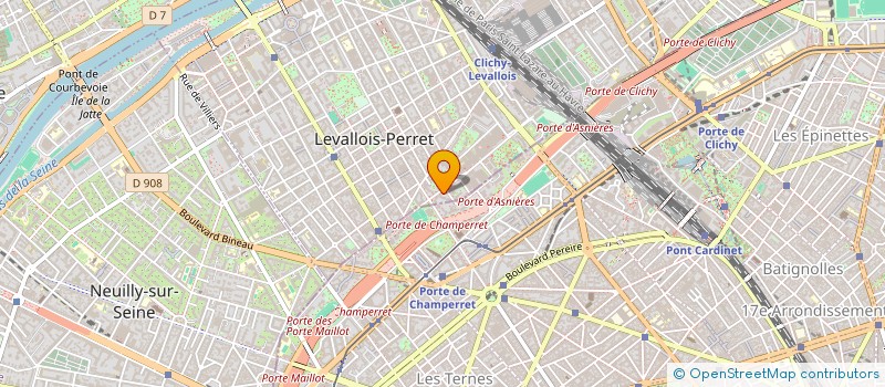 localisation de l'entreprise MADAME MURIEL SILLAM à LEVALLOIS-PERRET