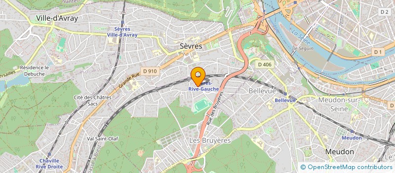 localisation de l'entreprise MADAME MURIEL SIMEON à SEVRES