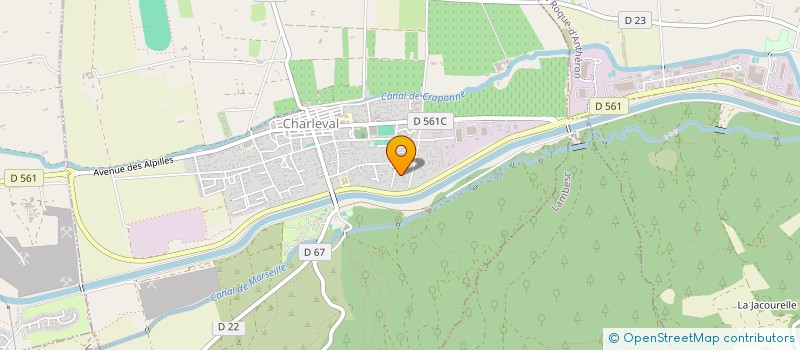 localisation de l'entreprise MADAME MURIEL SINCERETTI  CHARLEVAL