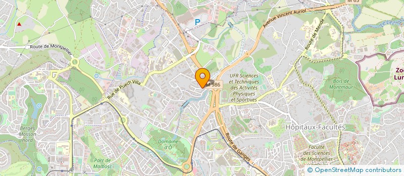 localisation de l'entreprise MADAME MURIEL SOUCHIERE à MONTPELLIER