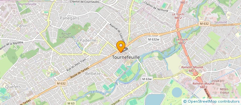 localisation de l'entreprise MADAME MURIEL SOUVRE  TOURNEFEUILLE