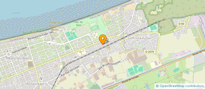 localisation de l'entreprise MADAME MURIEL SPILMANN à DUNKERQUE