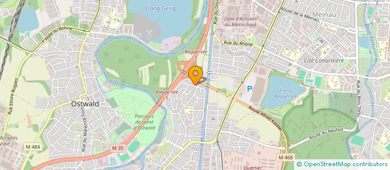 localisation de l'entreprise MADAME MURIEL SPITZER  ILLKIRCH-GRAFFENSTADEN